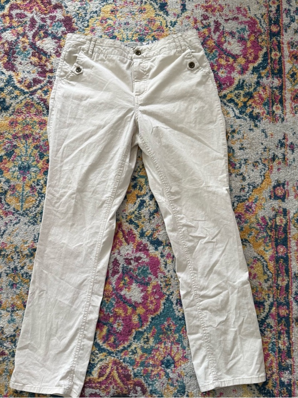 Y2K Beige Cargo Pants Preppy Low Rise Straight Leg Casual